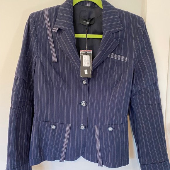 Javier Simorra Chaqueta Pin-stripe Blazer - Picture 1 of 3